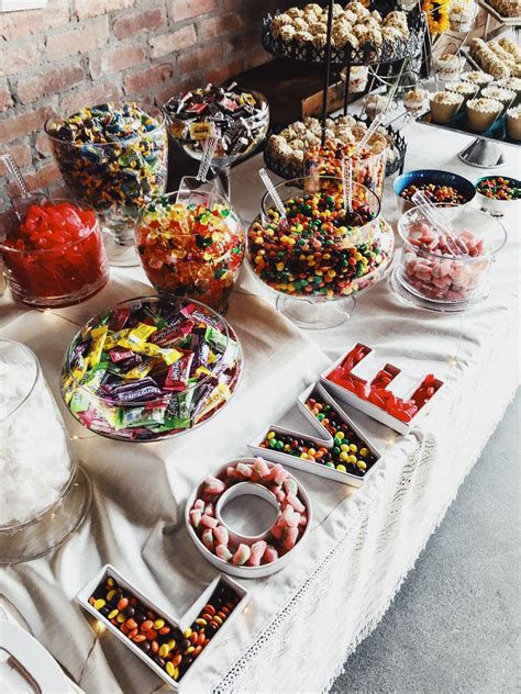 ideas for candy table for wedding